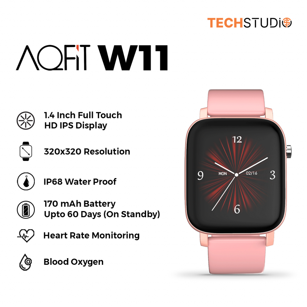 Techstudio Aqfit W11 Smart Watch