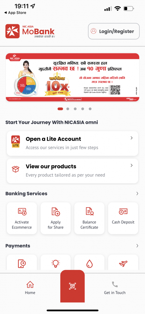 NIC Asia MoBank App