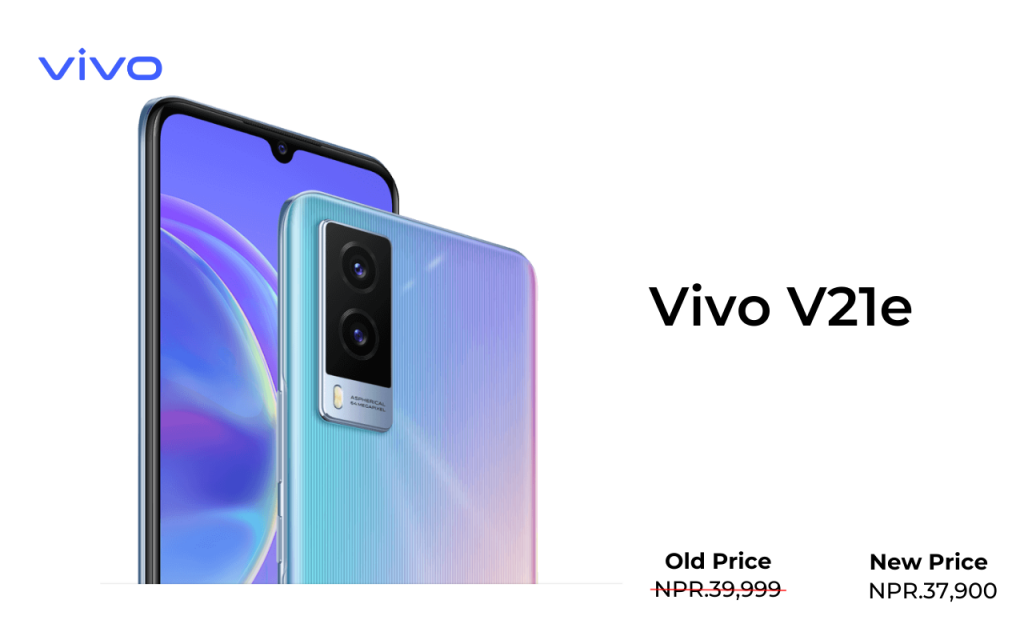 vivo V21e gets a Price Drop in Nepal Vivo V21e price in Nepal