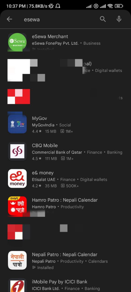 eSewa disappears from Google Playstore 😲 what might be the reason? 38
