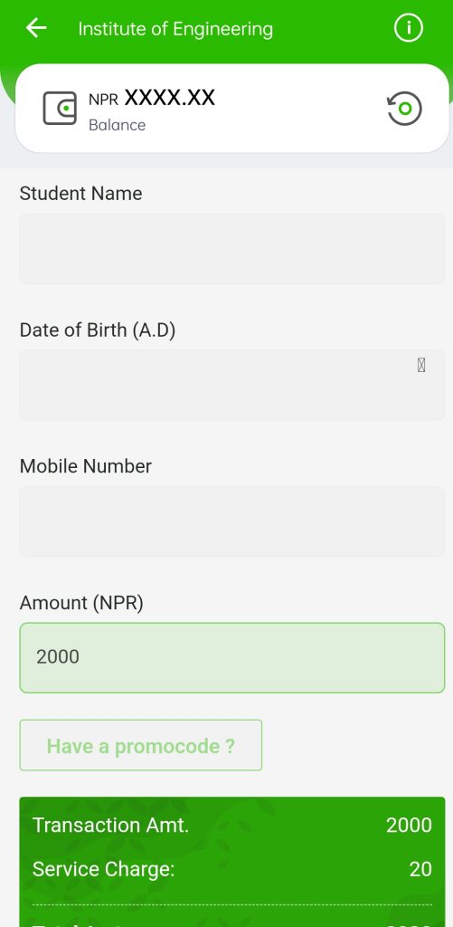 How to Pay IOE Entrance 2079 Fee Digitally? 7