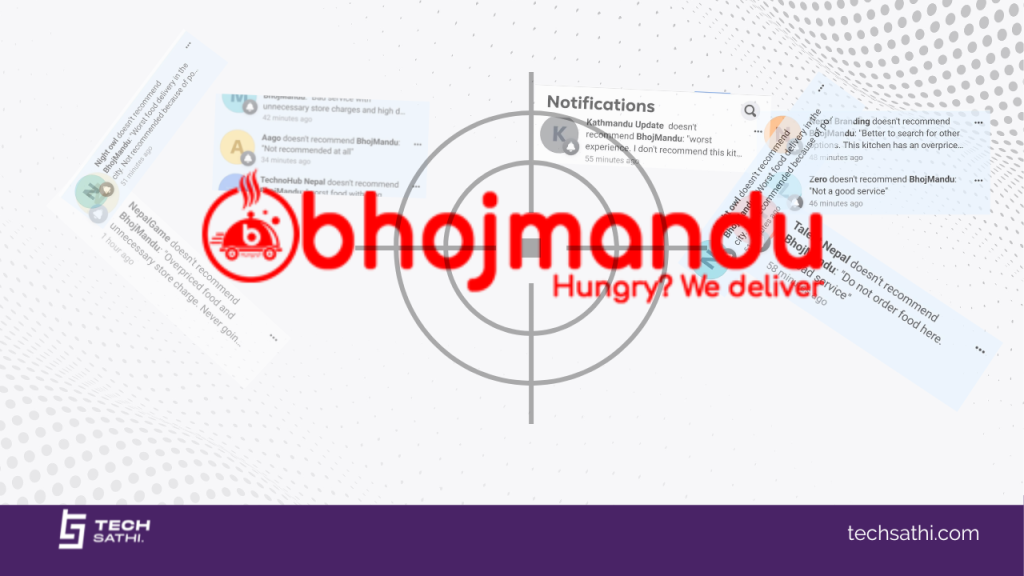 BhojMandu at the target of spam negative reviews and ratings overnight; A predicament of unhealthy corporate rivalry BhojMandu