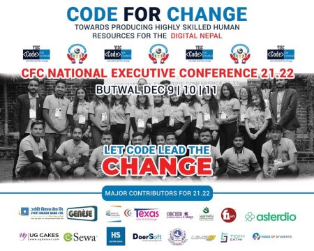 Code for Change celebrating 5th Anniversary with National Executive Conference at Butwal CFC EVENT