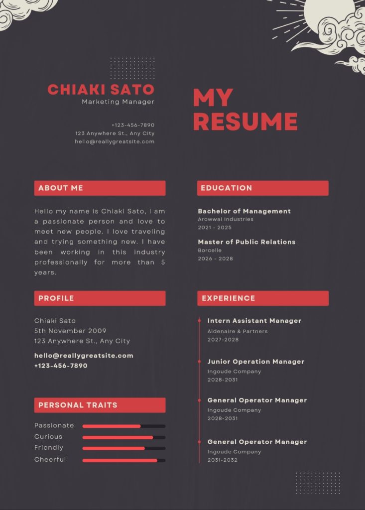 5 Best Resume Templates In Canva 3
