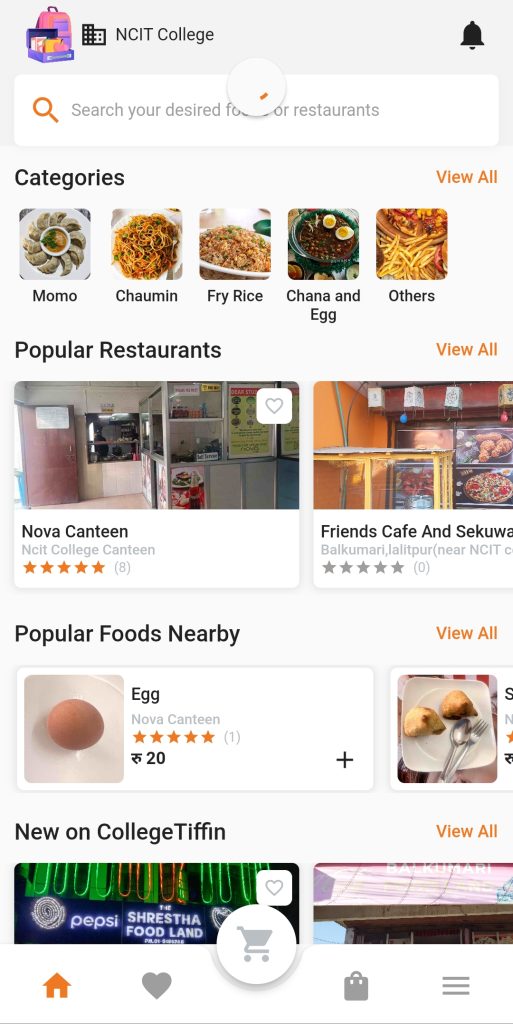 Collegetiffin: A Food Ordering Platform That Helps College Students 10