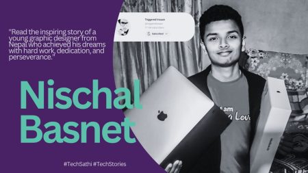 The Inspiring Story of Nischal Basnet: From Farming Background to Successful Graphic Designer at 18 Nischal Basnet_TECHSATHI