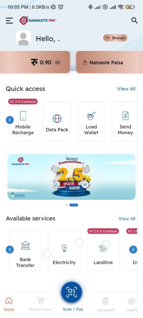 Namaste Pay, With a Completely New UI But UX? 2