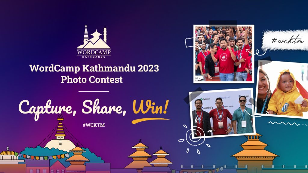 Snap your photo from WordCamp Kathmandu 2023 and share it on social media to win an attractive gift! Wordcamp kathmandu 2023 photo contest